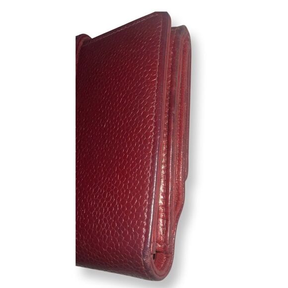 Chanel Burgundy Caviar Leather Short Wallet - Picture 13 of 15